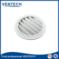 Excellent Manufacturer Waterproof Round Louver for HVAC System